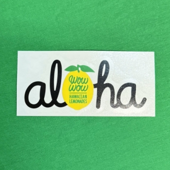 10% OFF ALOHA DECAL - BLACK PACK OF 100
