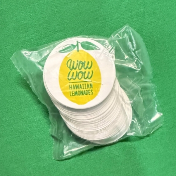 10% OFF- ALOHA DECAL LOGO DIE CUT - PACK OF 100