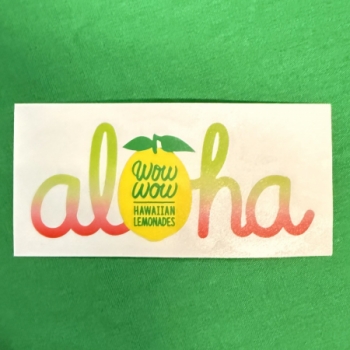10% OFF- ALOHA DECAL FADED WATERMELON - PACK OF 100